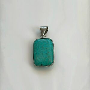 Genuine Turquoise Necklace Pendant